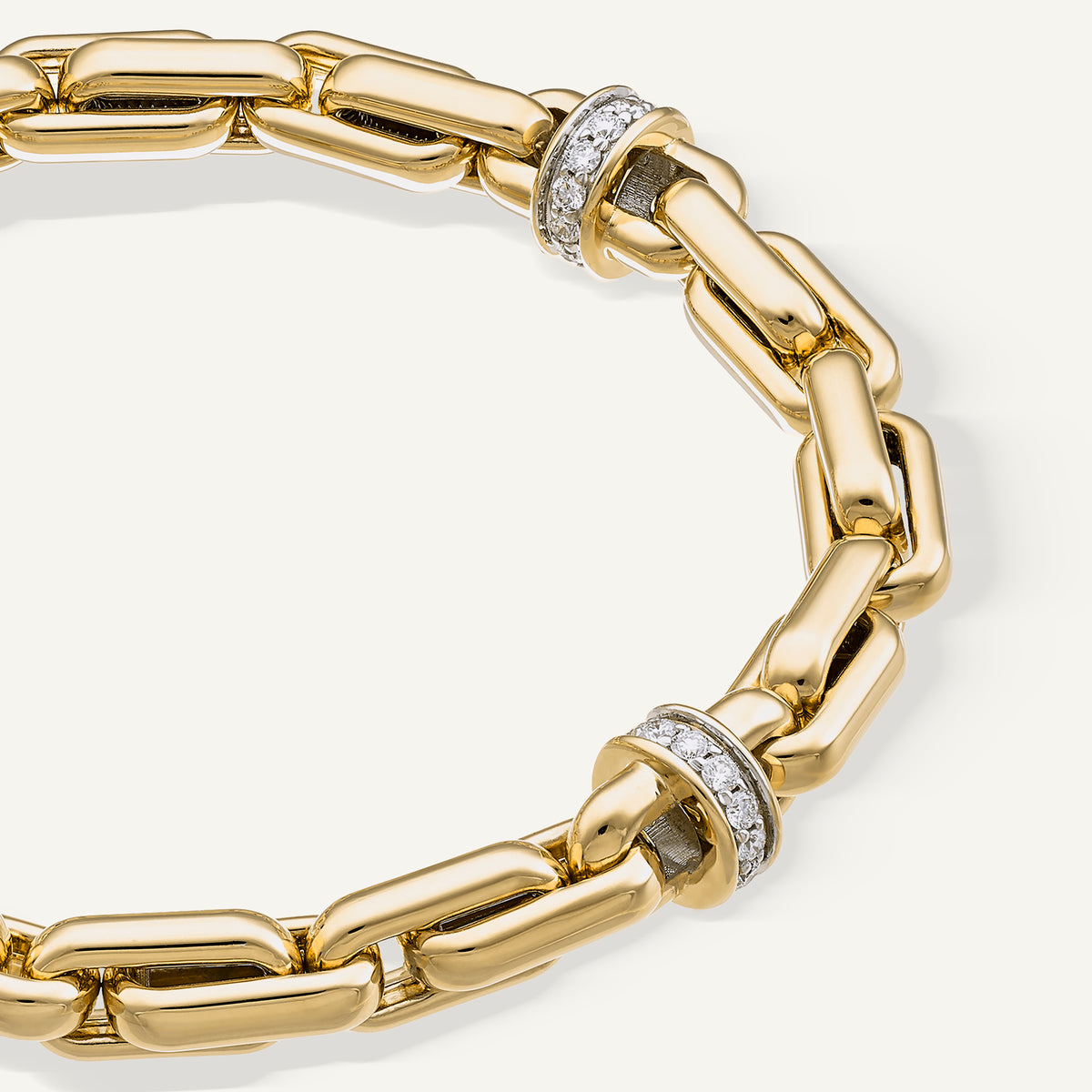 Bracciale in oro e diamanti