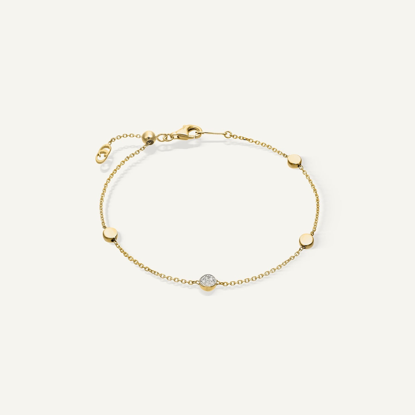 Bracciale in oro e diamanti