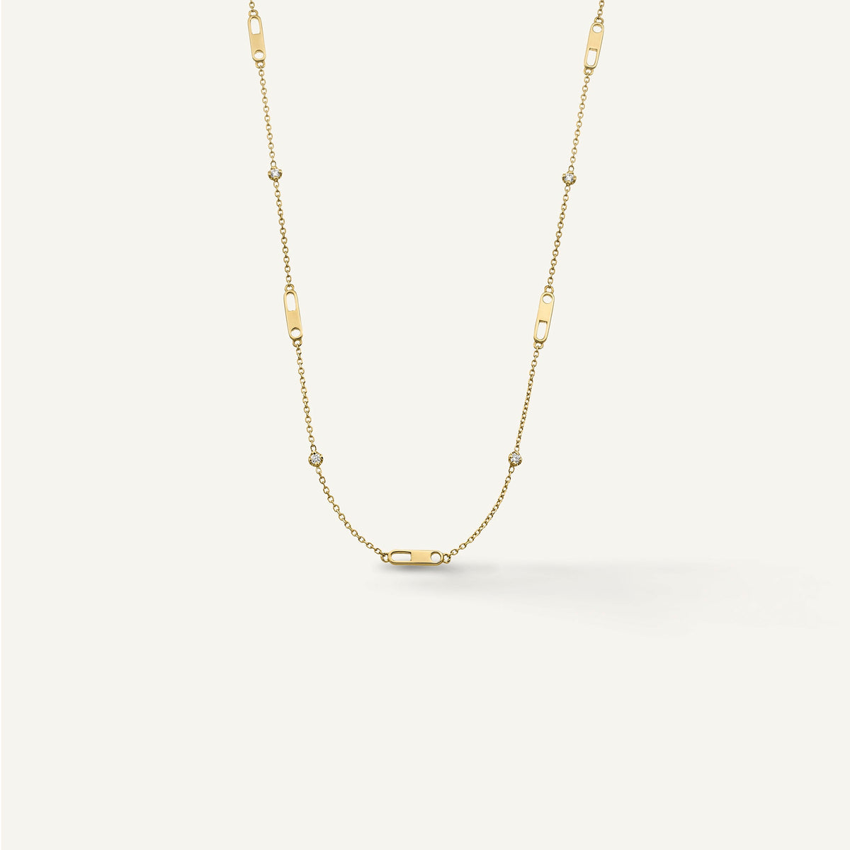 Collana in oro e diamanti