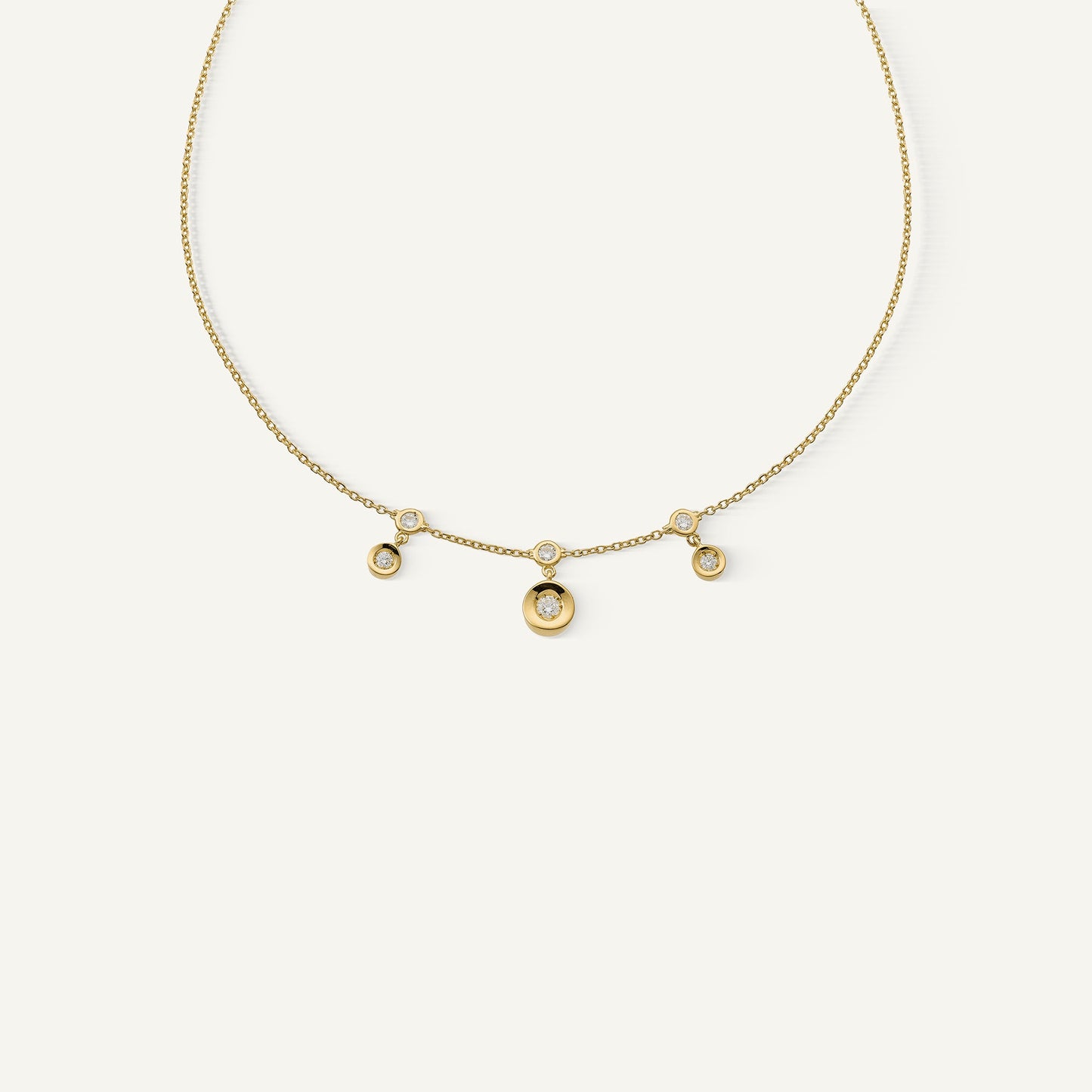 Collana in oro e diamanti