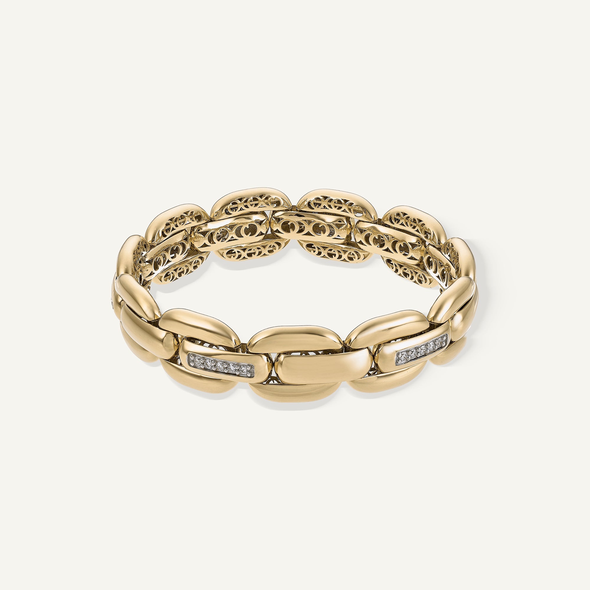 Bracciale in oro e diamanti