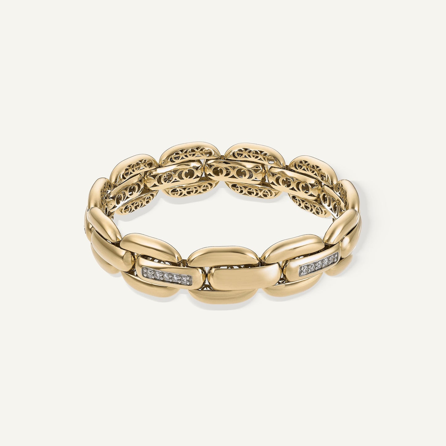 Bracciale in oro e diamanti