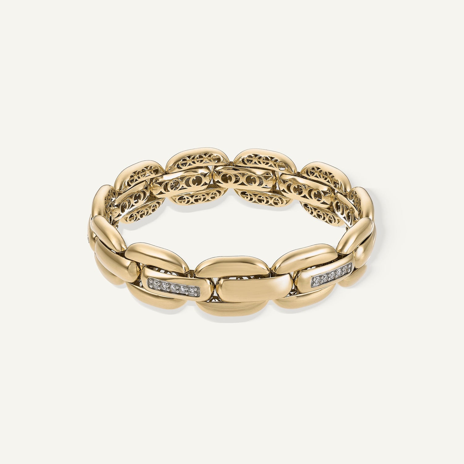 Bracciale in oro e diamanti