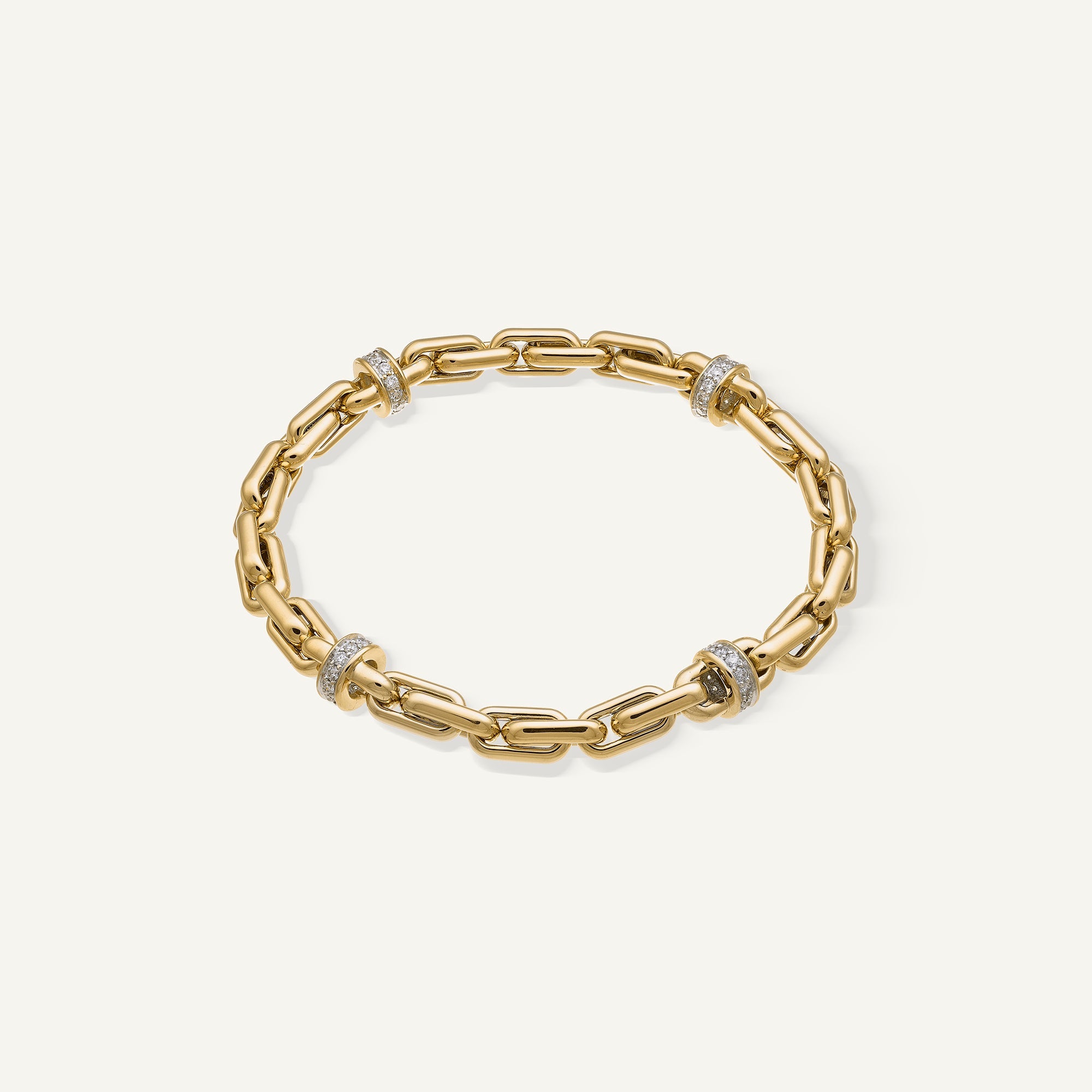 Bracciale in oro e diamanti