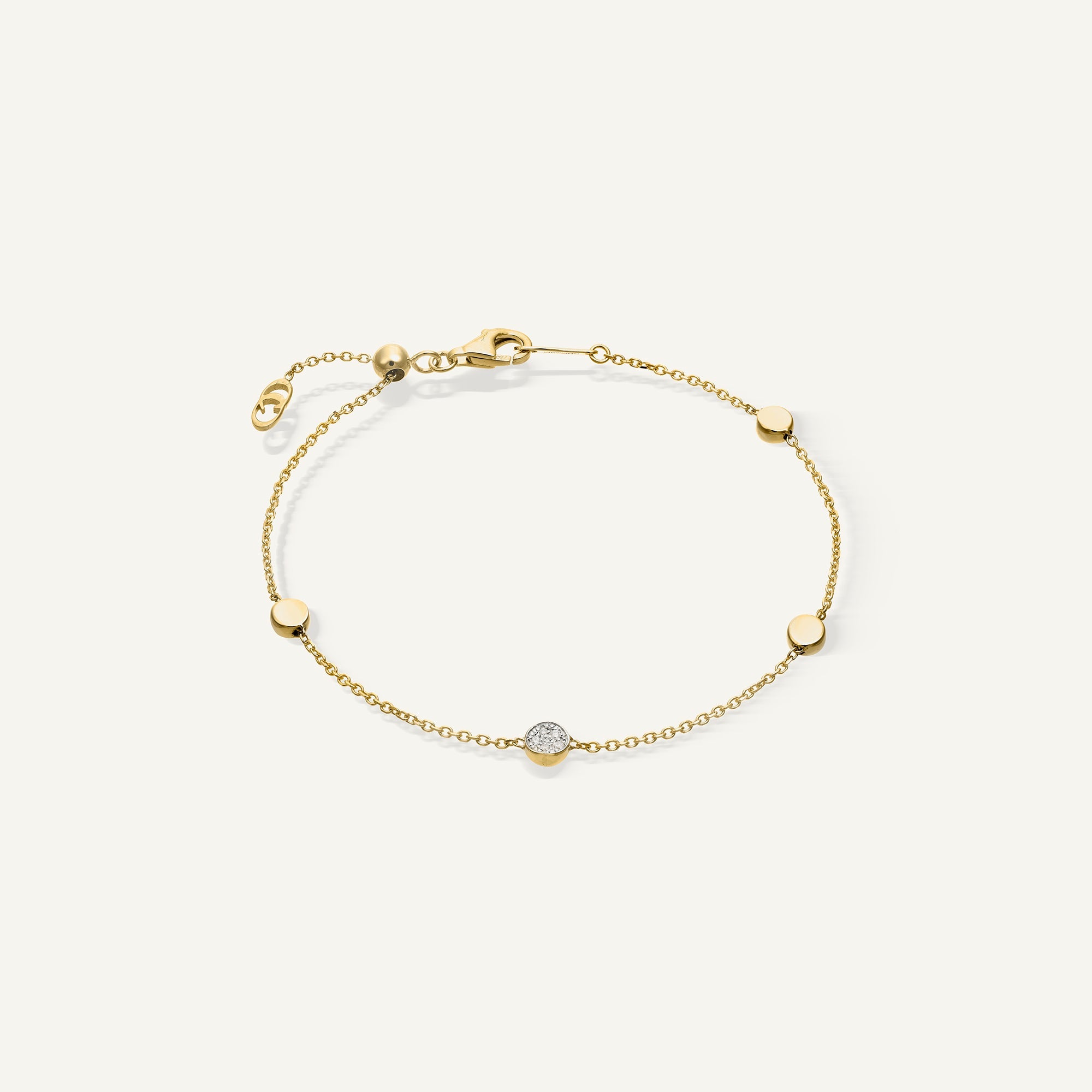 Bracciale in oro e diamanti