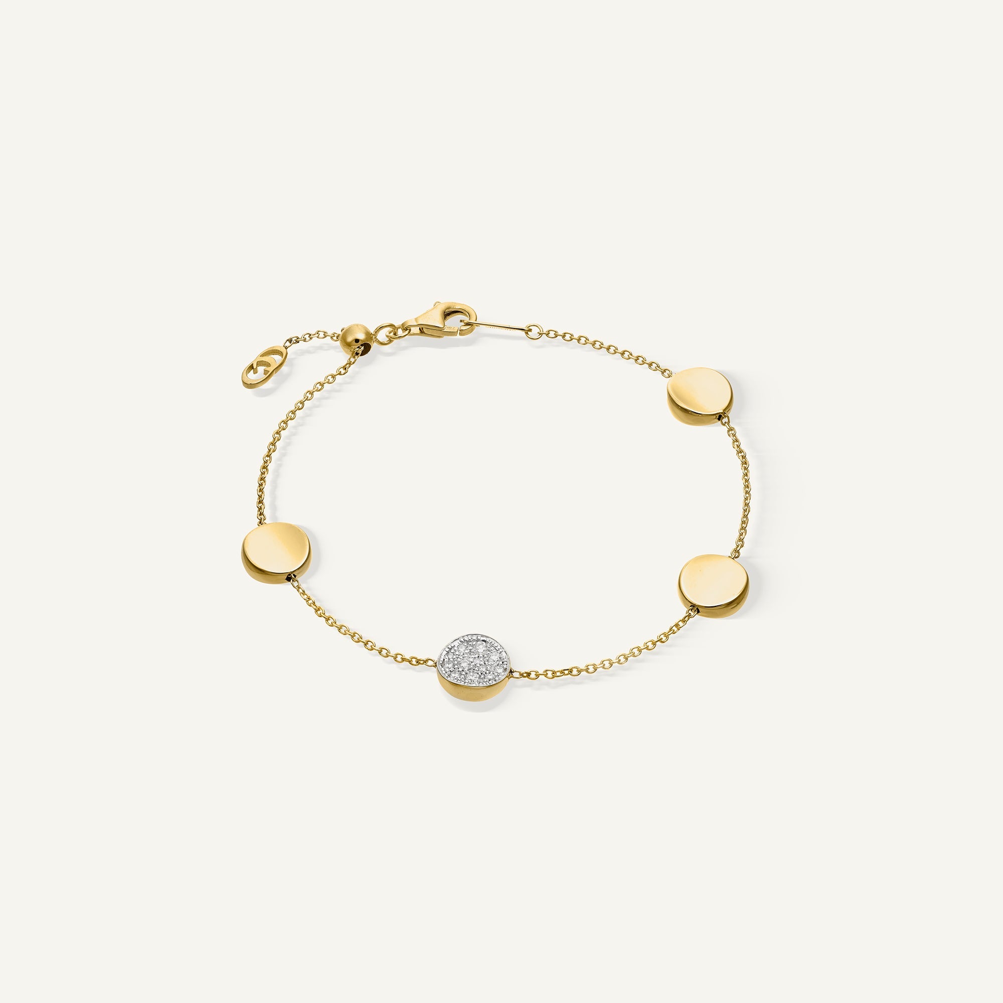 Bracciale in oro e diamanti