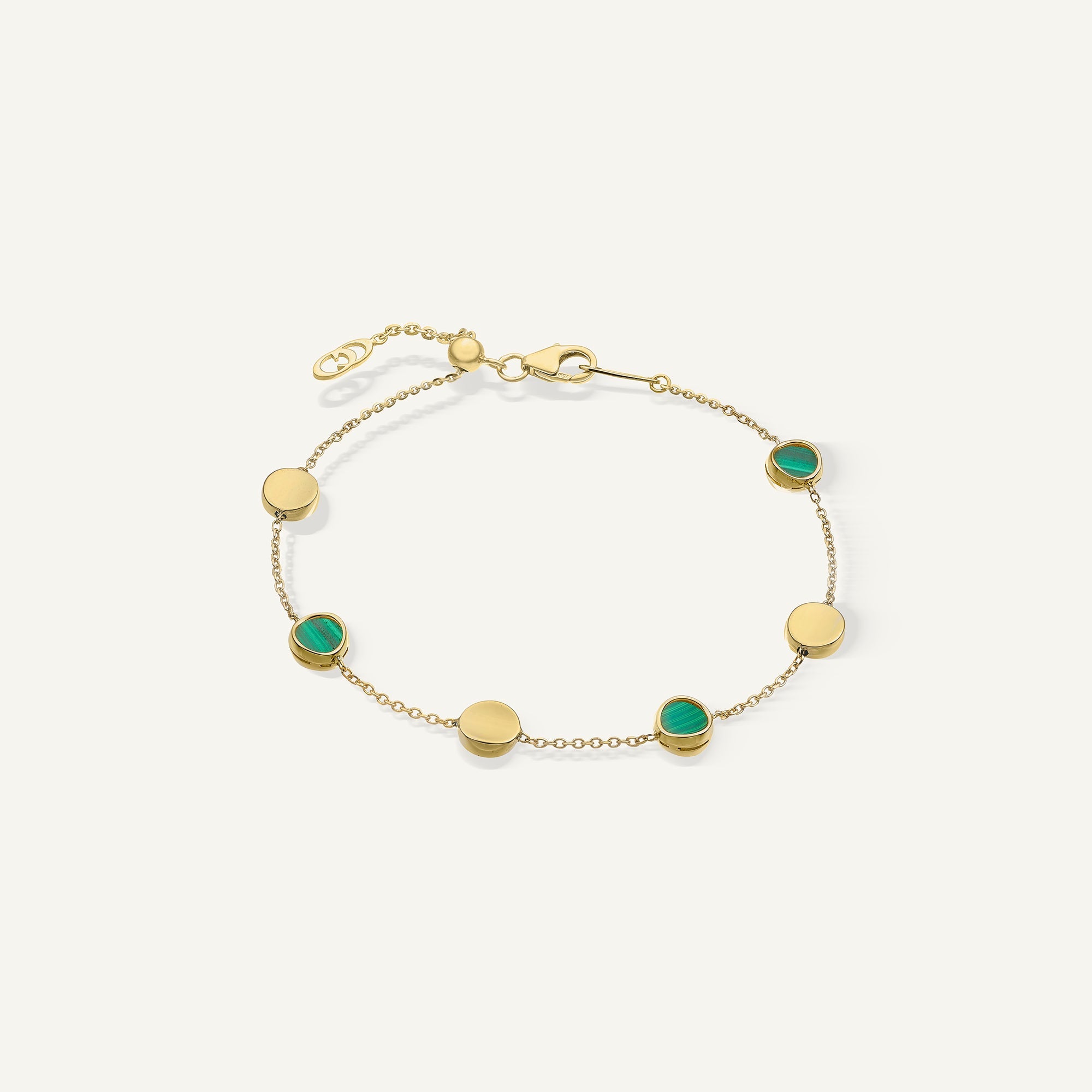 Bracciale in oro con madreperla