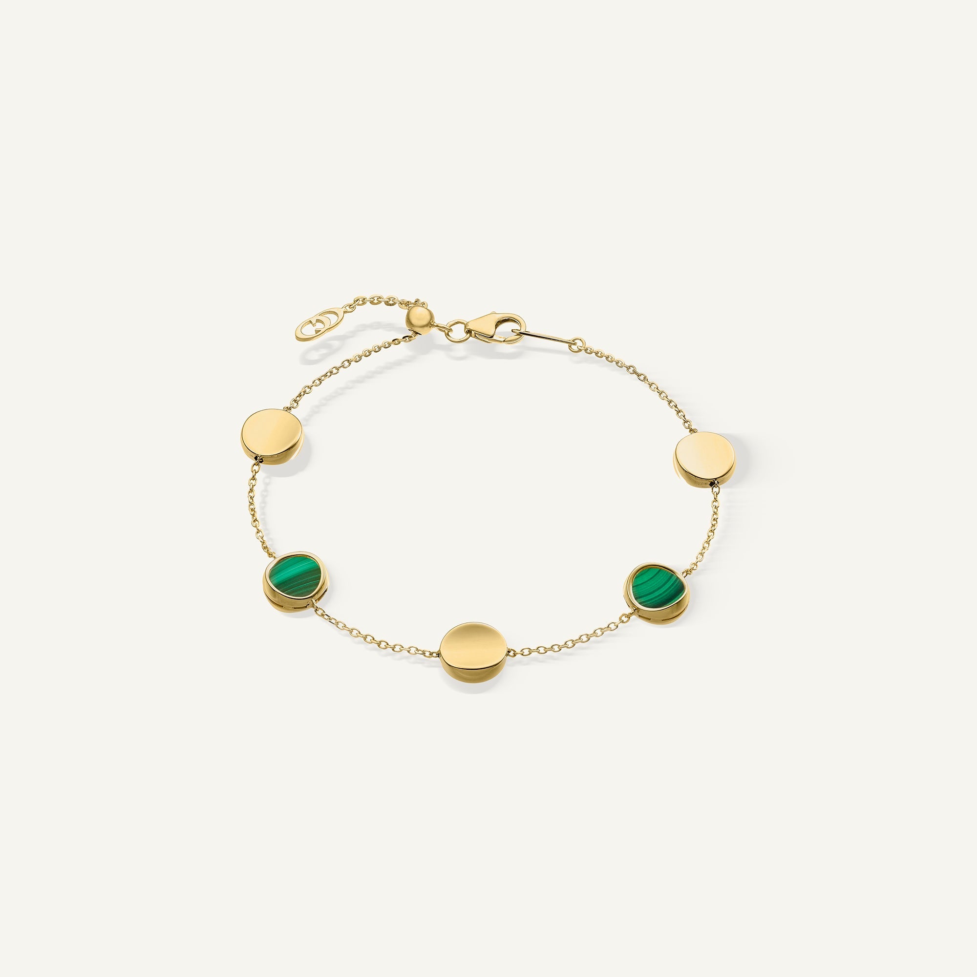 Bracciale in oro con madreperla