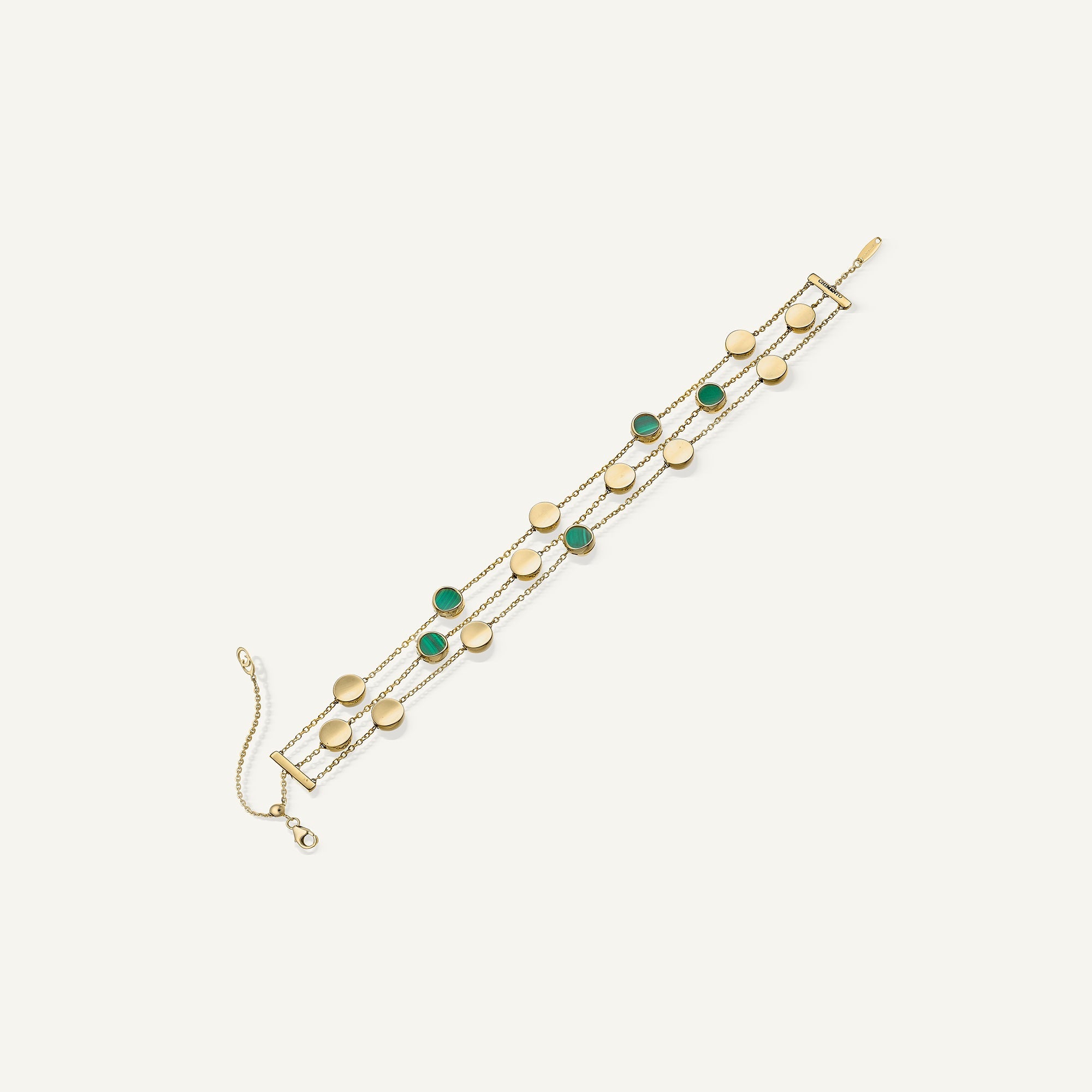 Bracciale in oro con madreperla