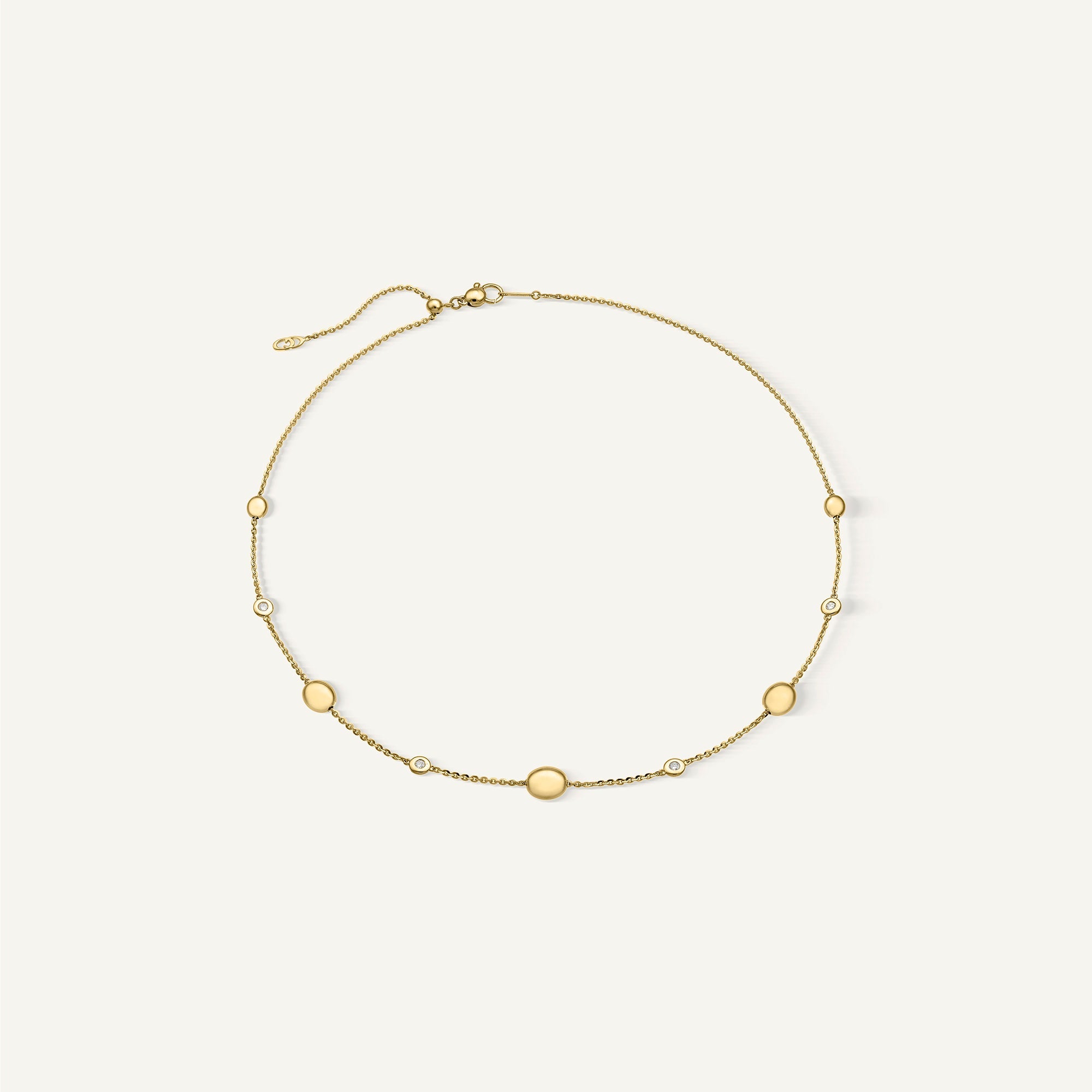 Collana in oro e diamanti