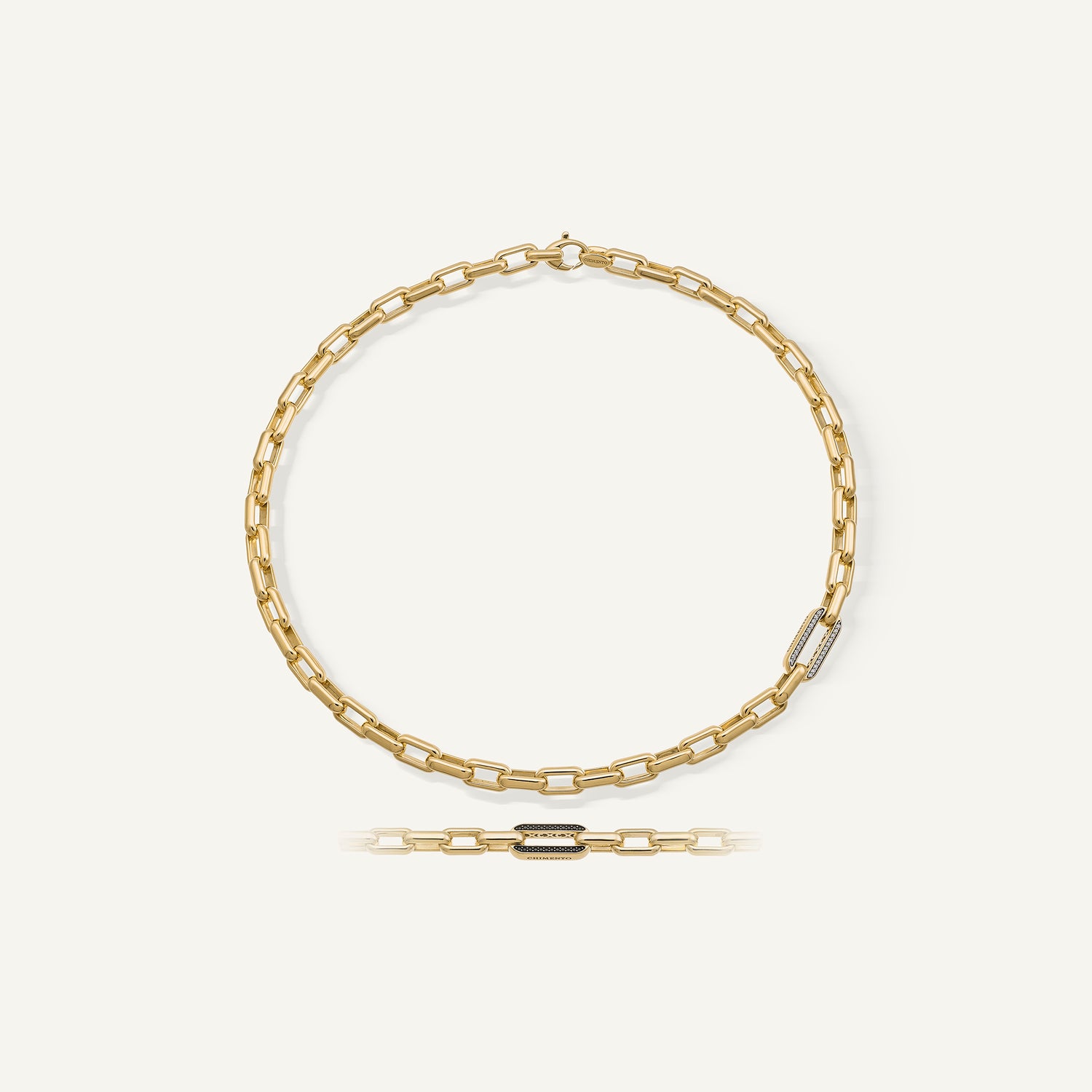 Collana in oro e diamanti
