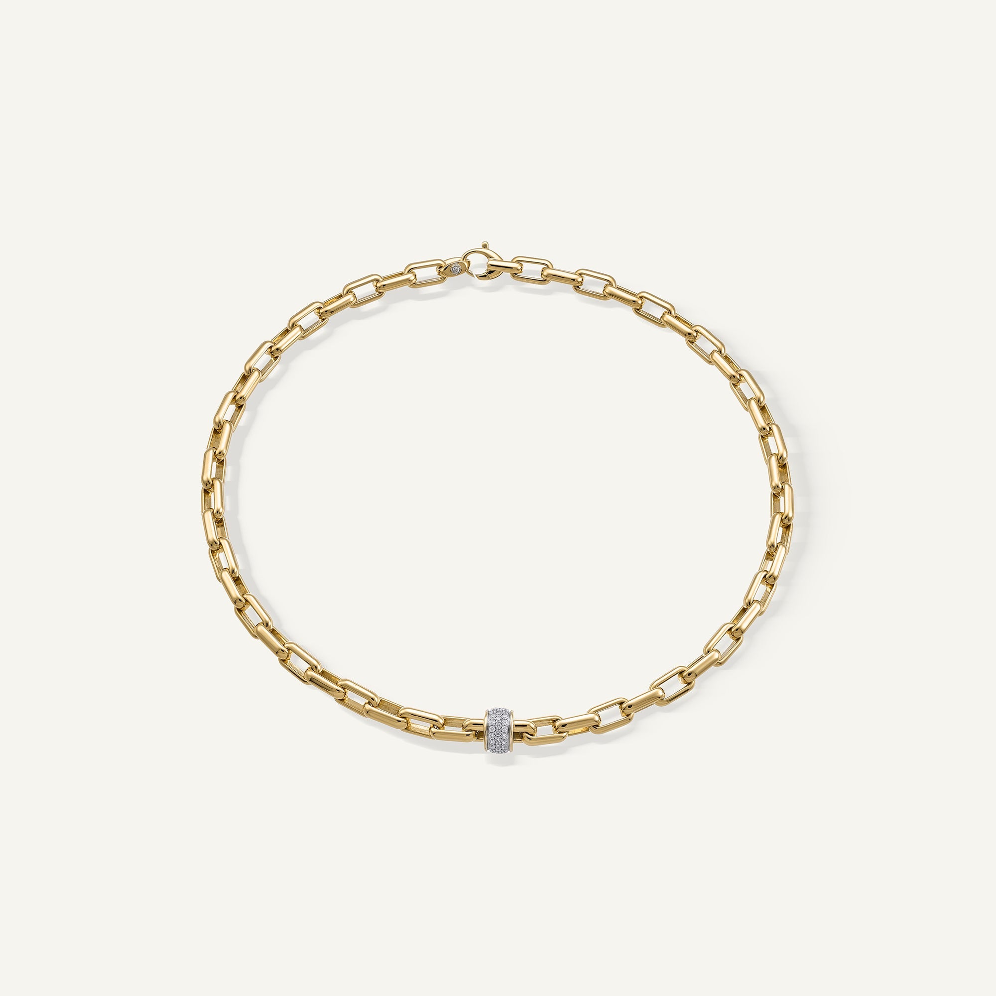 Collana in oro e diamanti