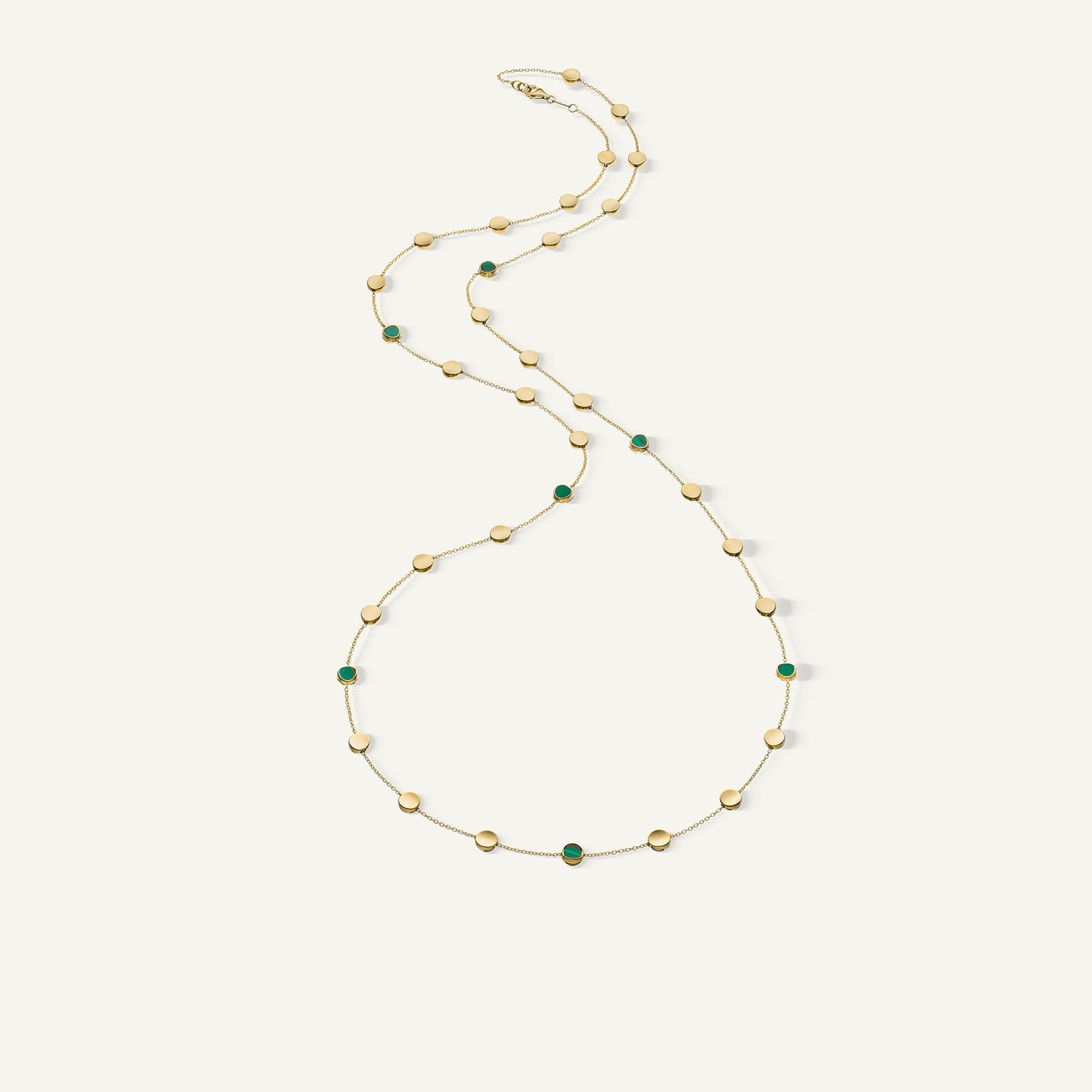 Collana in oro con madreperla