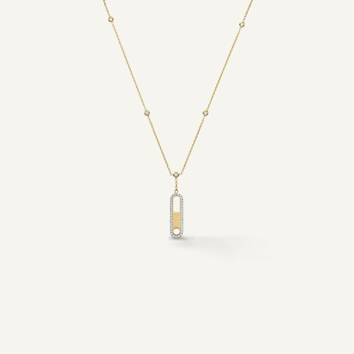 Collana in oro e diamanti