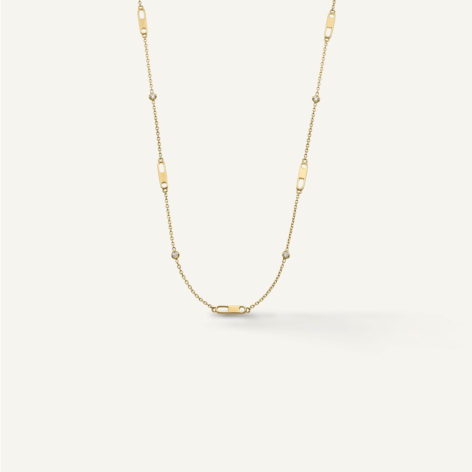 Collana in oro e diamanti