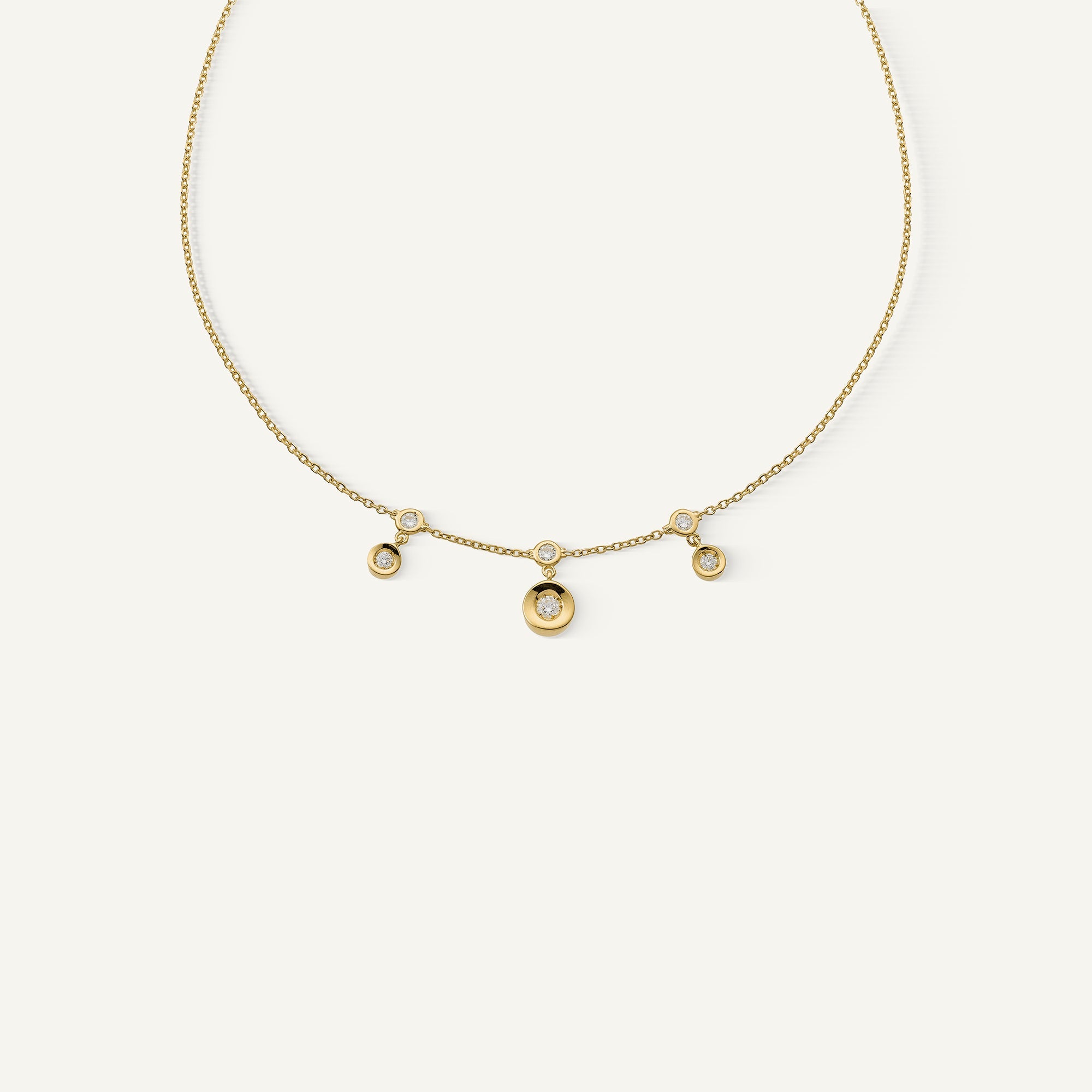 Collana in oro e diamanti