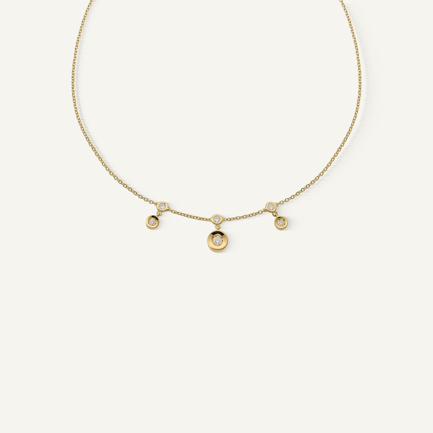 Collana in oro e diamanti