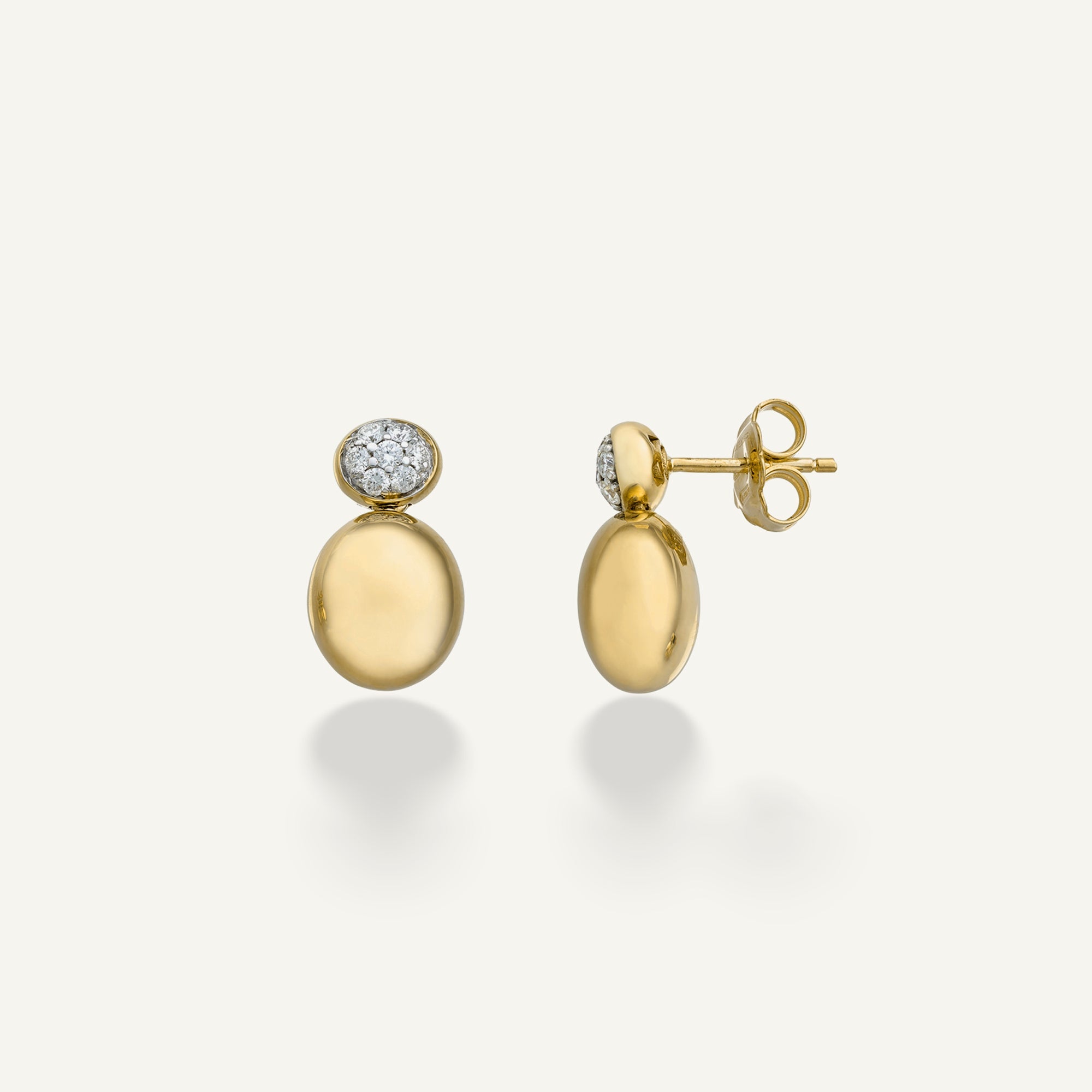 Orecchini in oro e diamanti