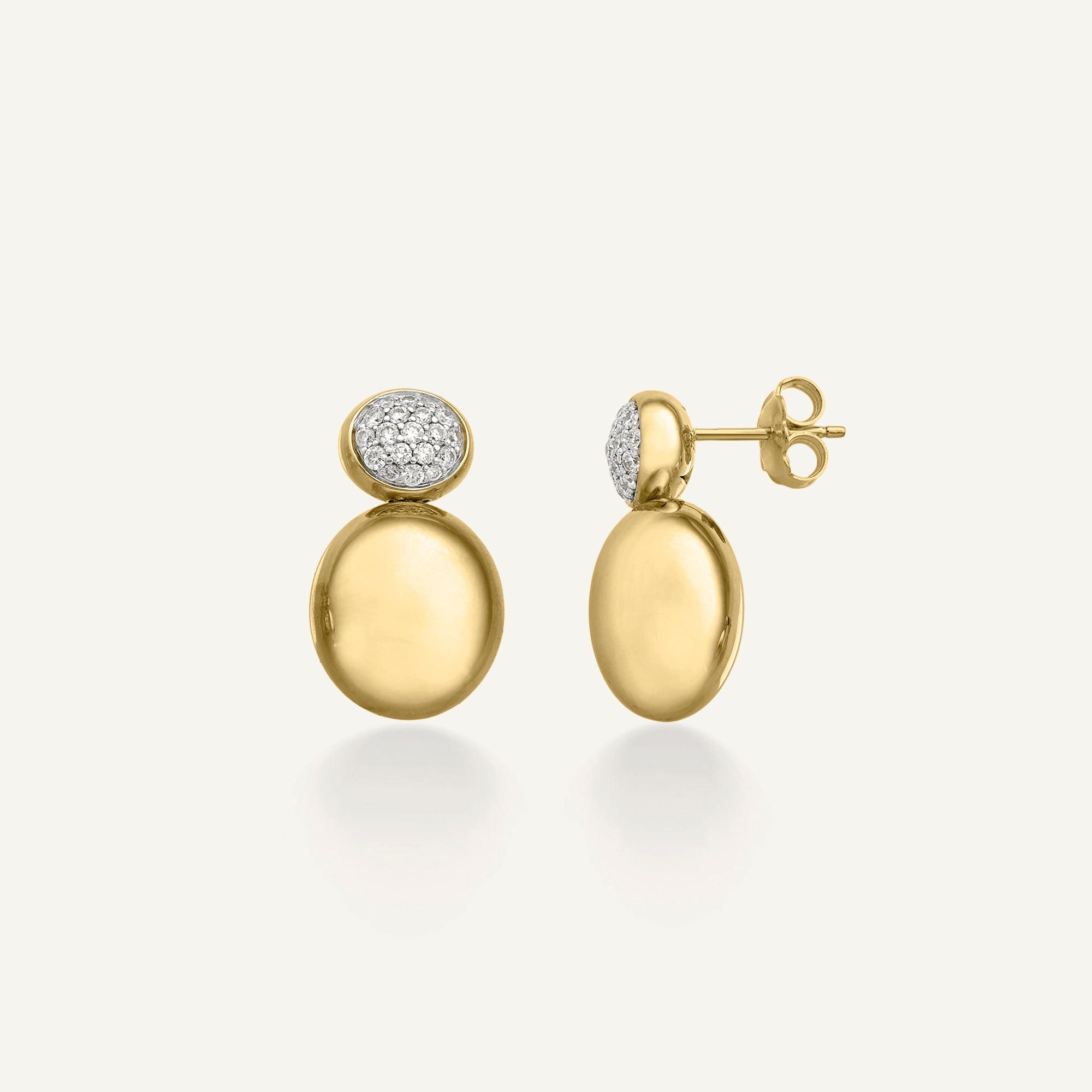 Orecchini in oro e diamanti