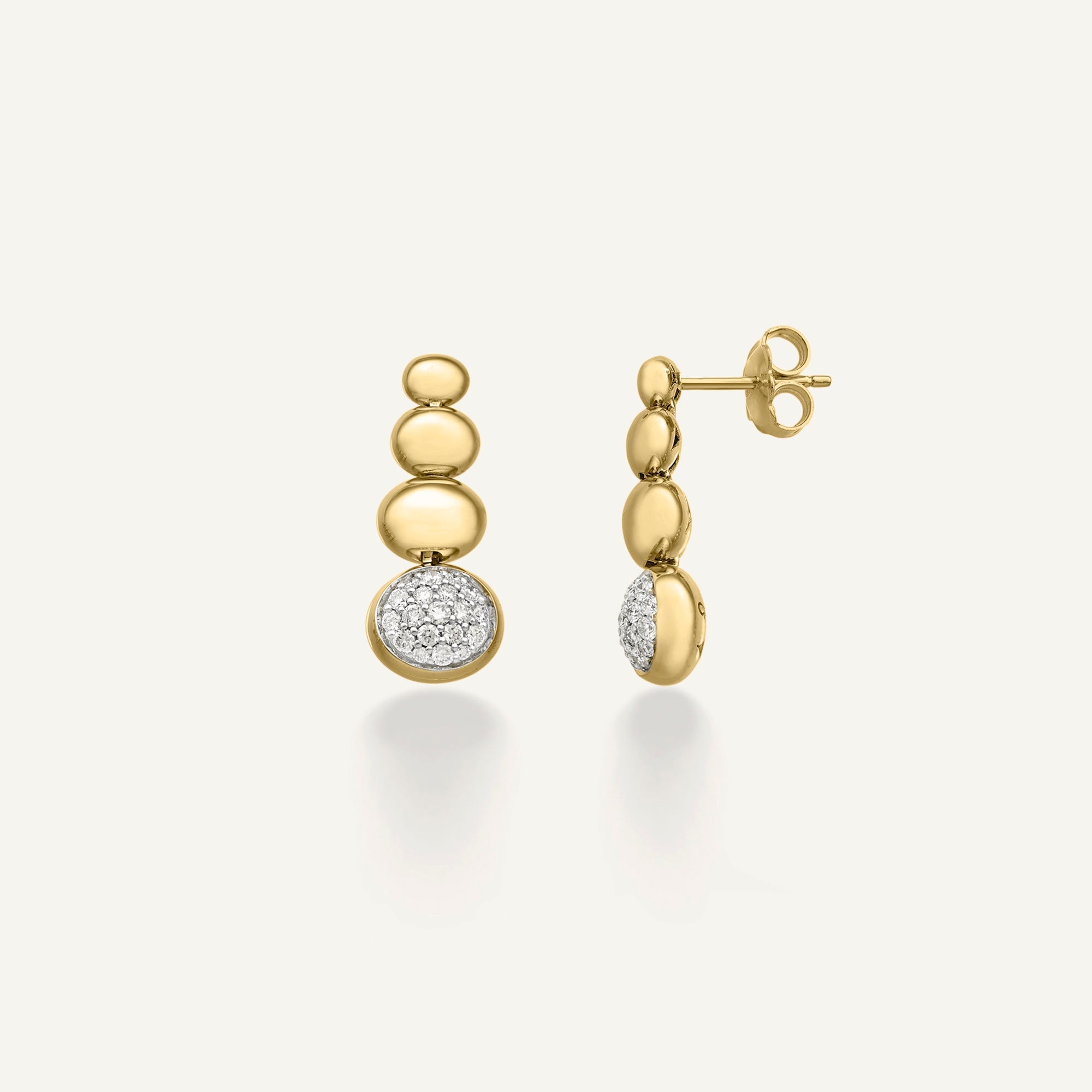 Orecchini in oro e diamanti