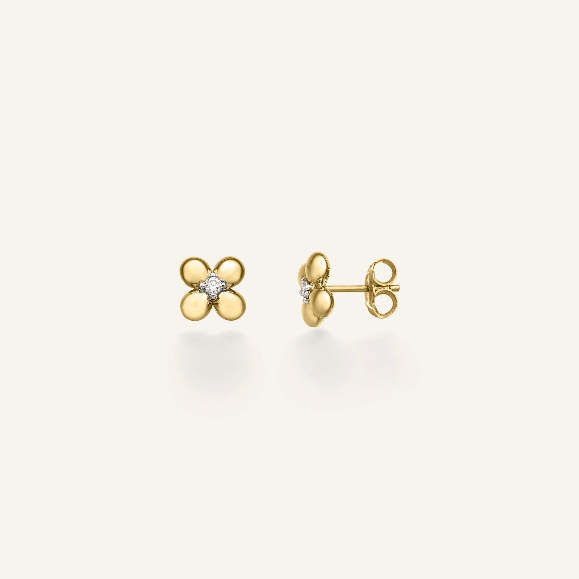 Orecchini in oro e diamanti