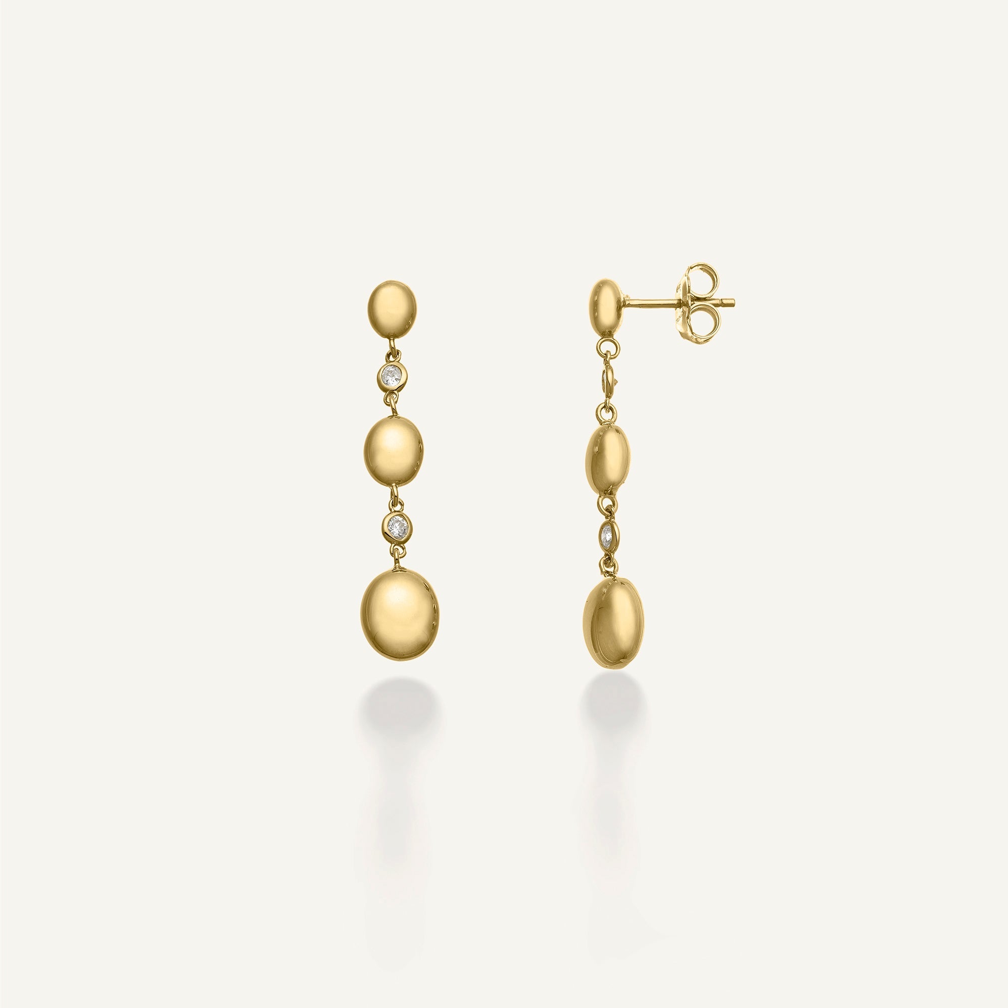 Orecchini in oro e diamanti