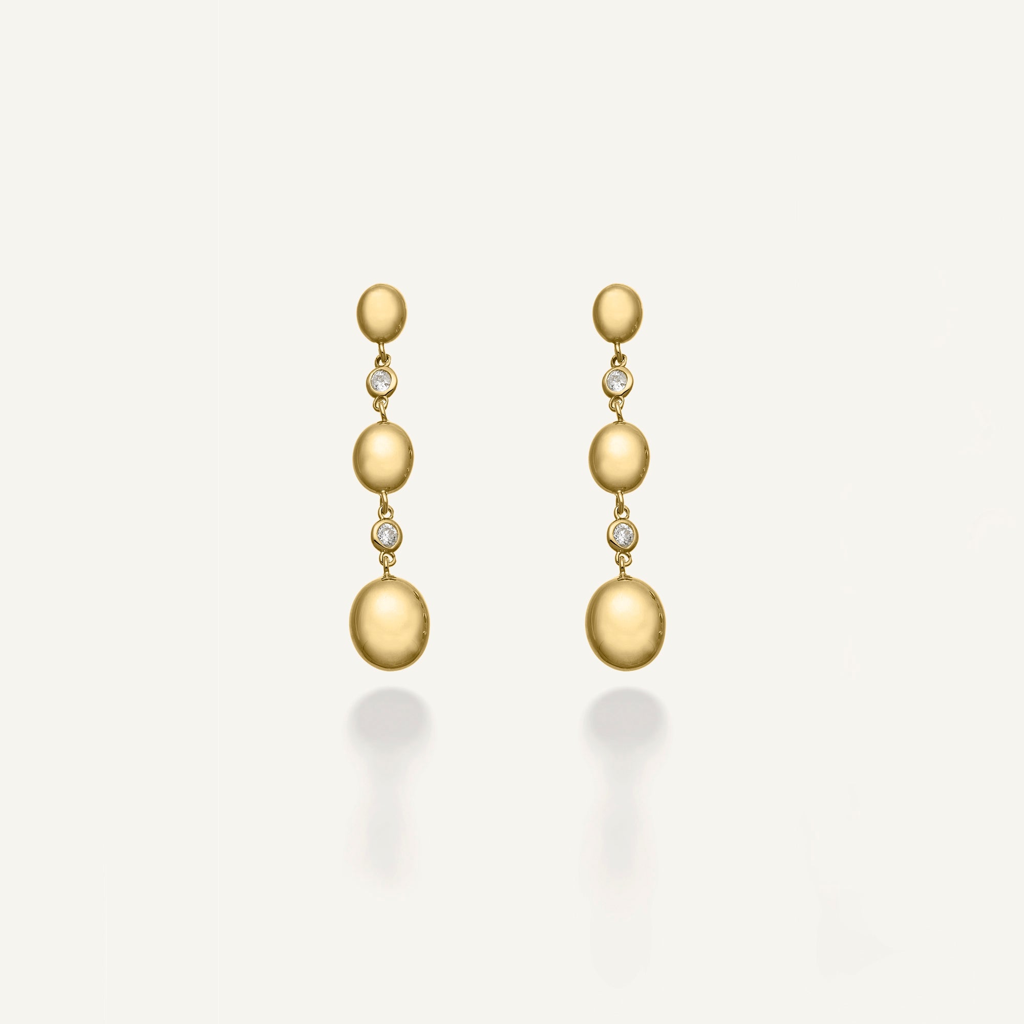 Orecchini in oro e diamanti