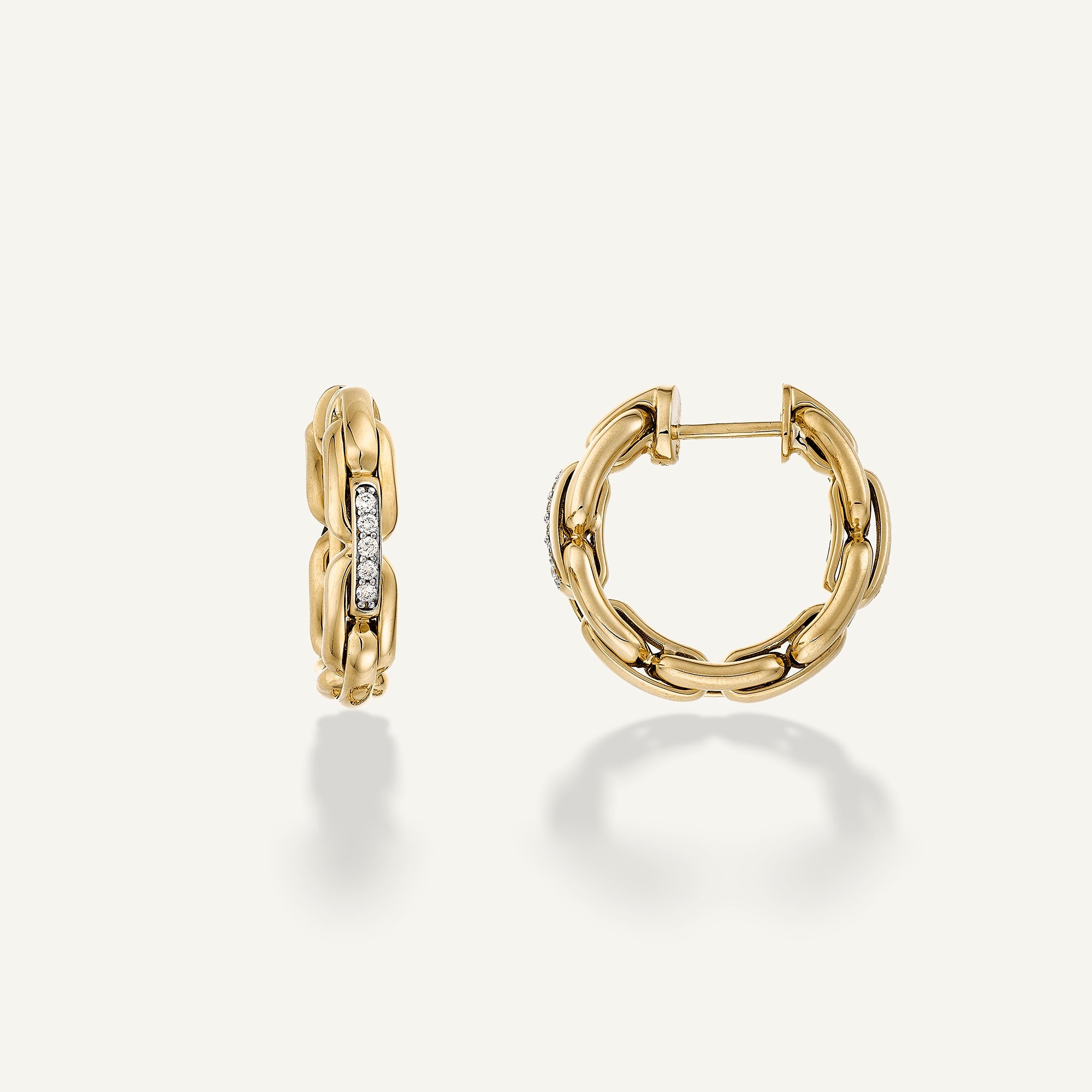 Orecchini in oro e diamanti