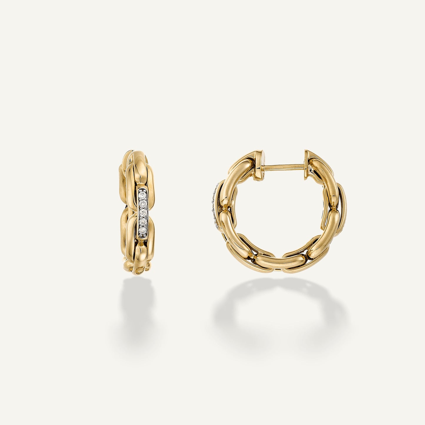 Orecchini in oro e diamanti
