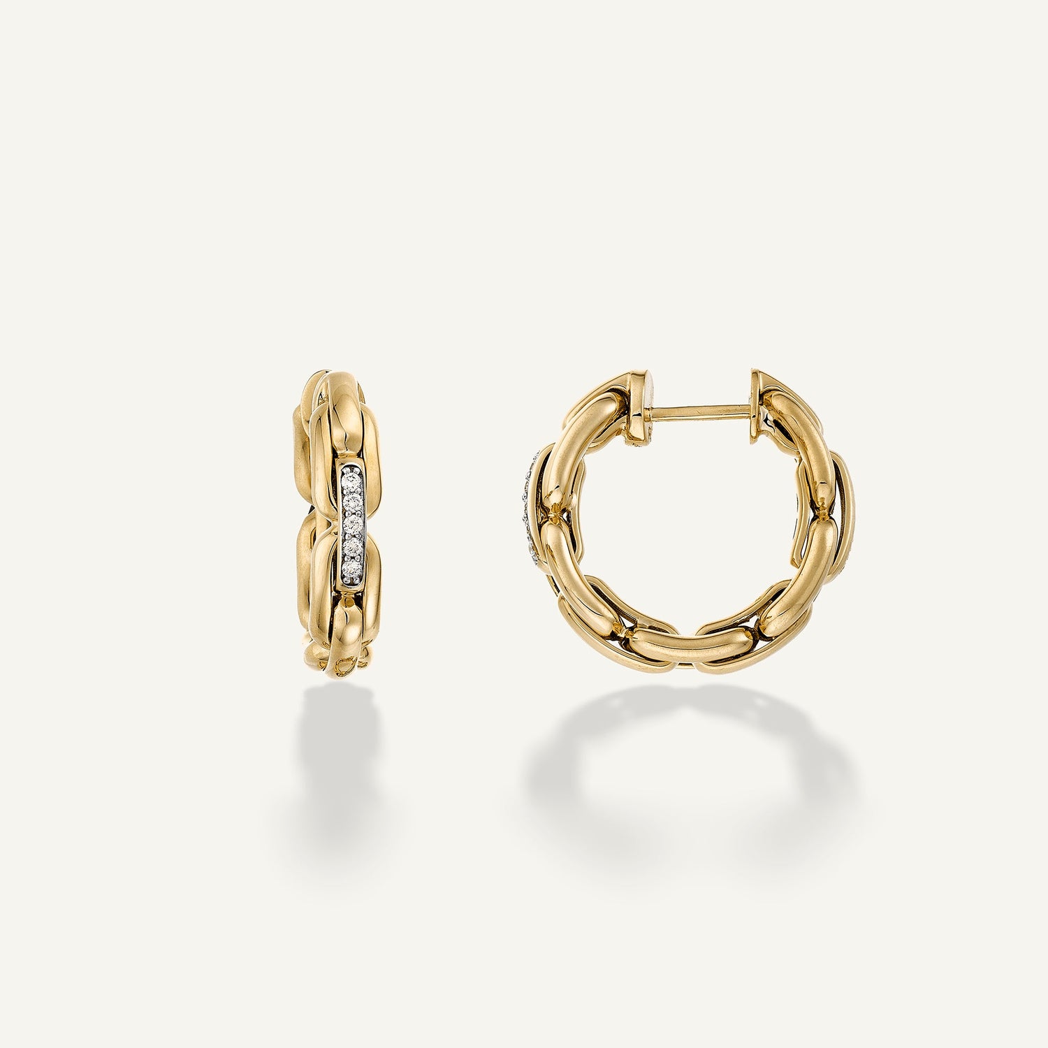 Orecchini in oro e diamanti