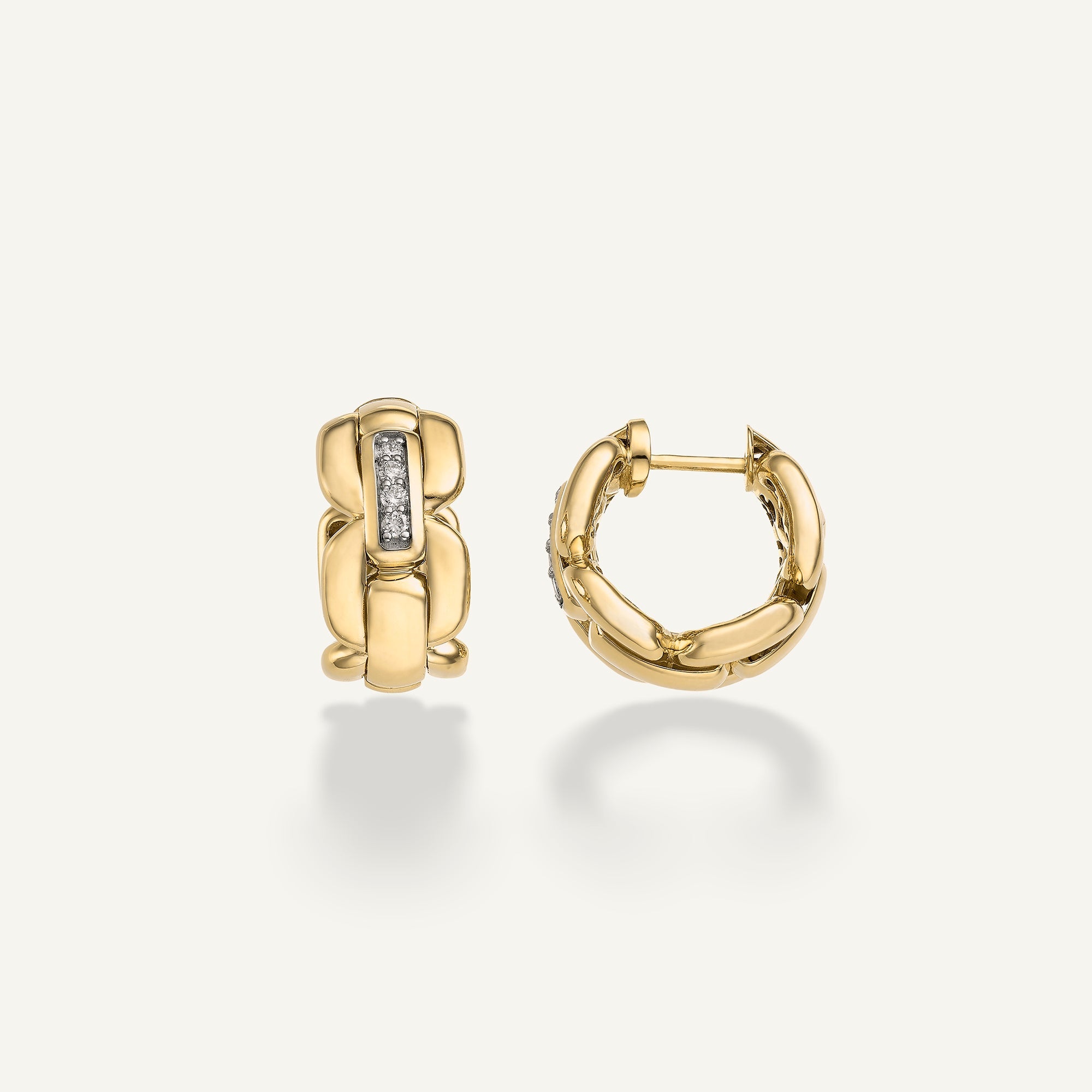 Orecchini in oro e diamanti