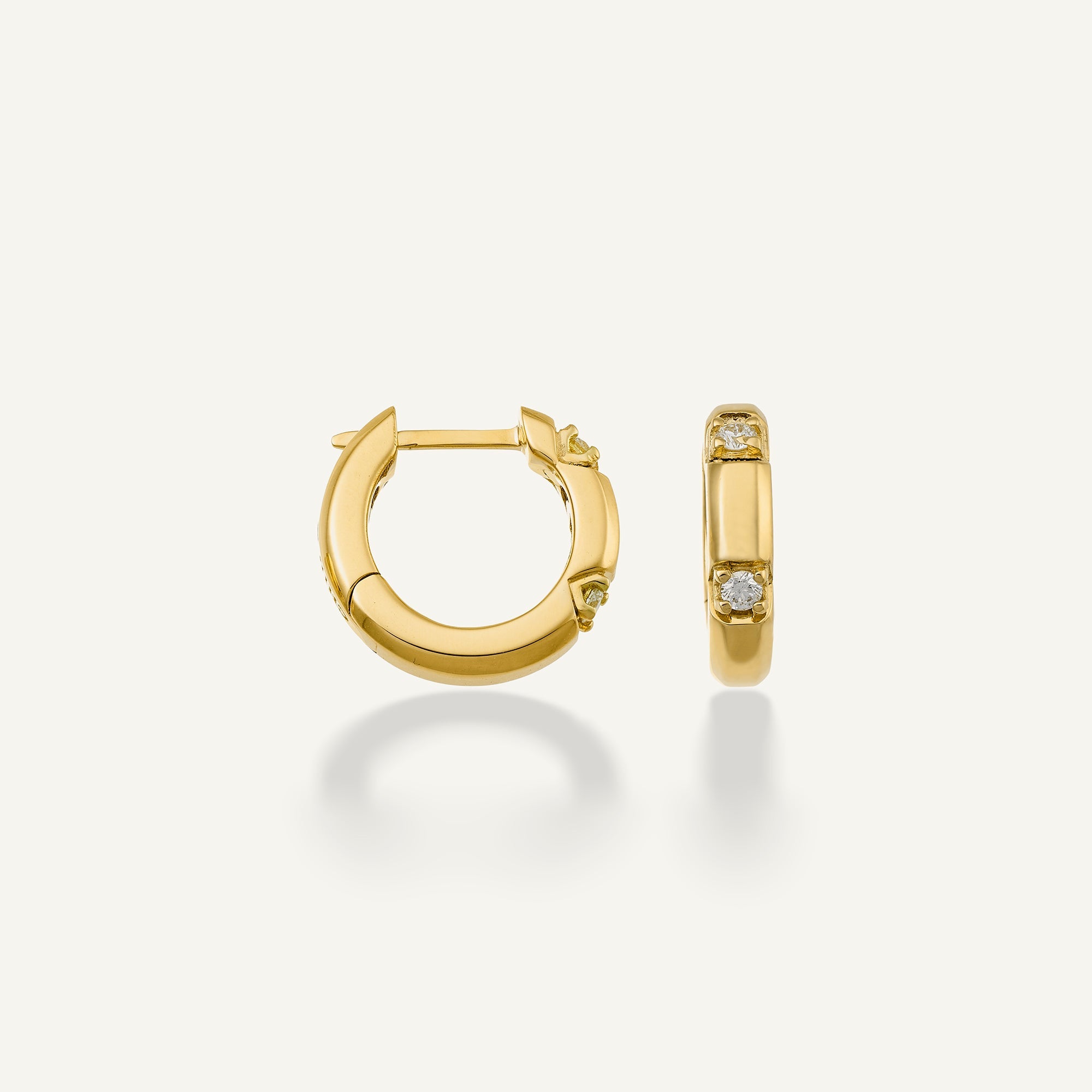 Orecchini in oro e diamanti