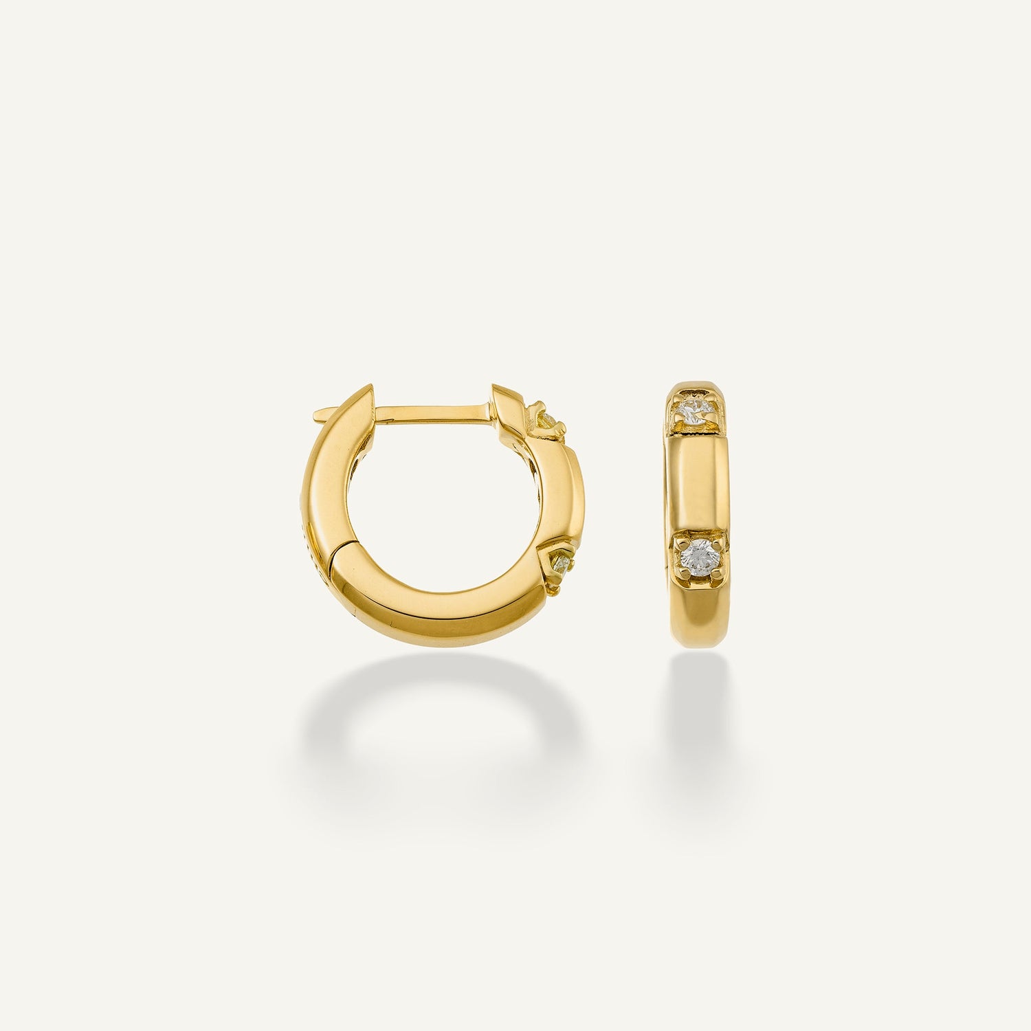 Orecchini in oro e diamanti