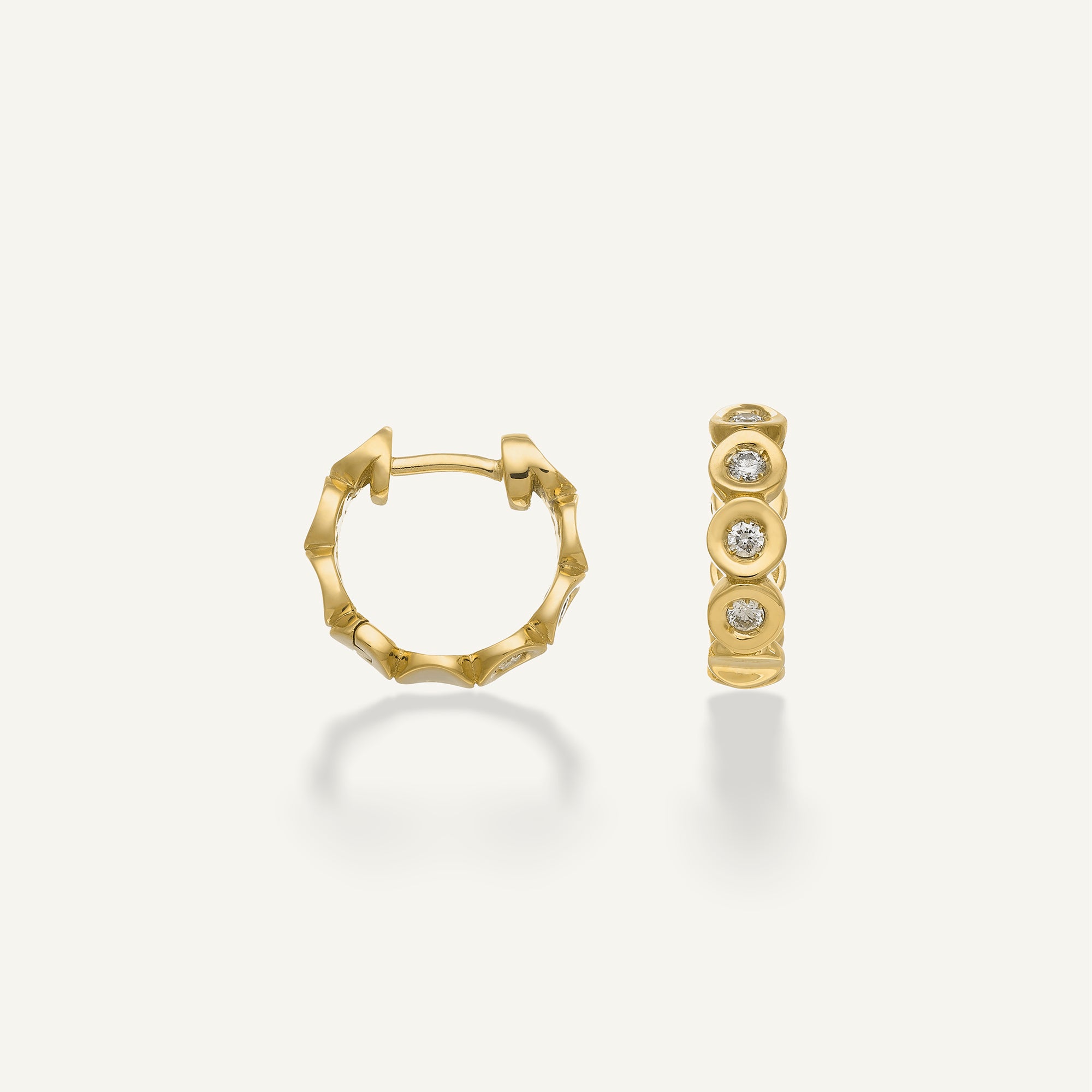 Orecchini in oro e diamanti