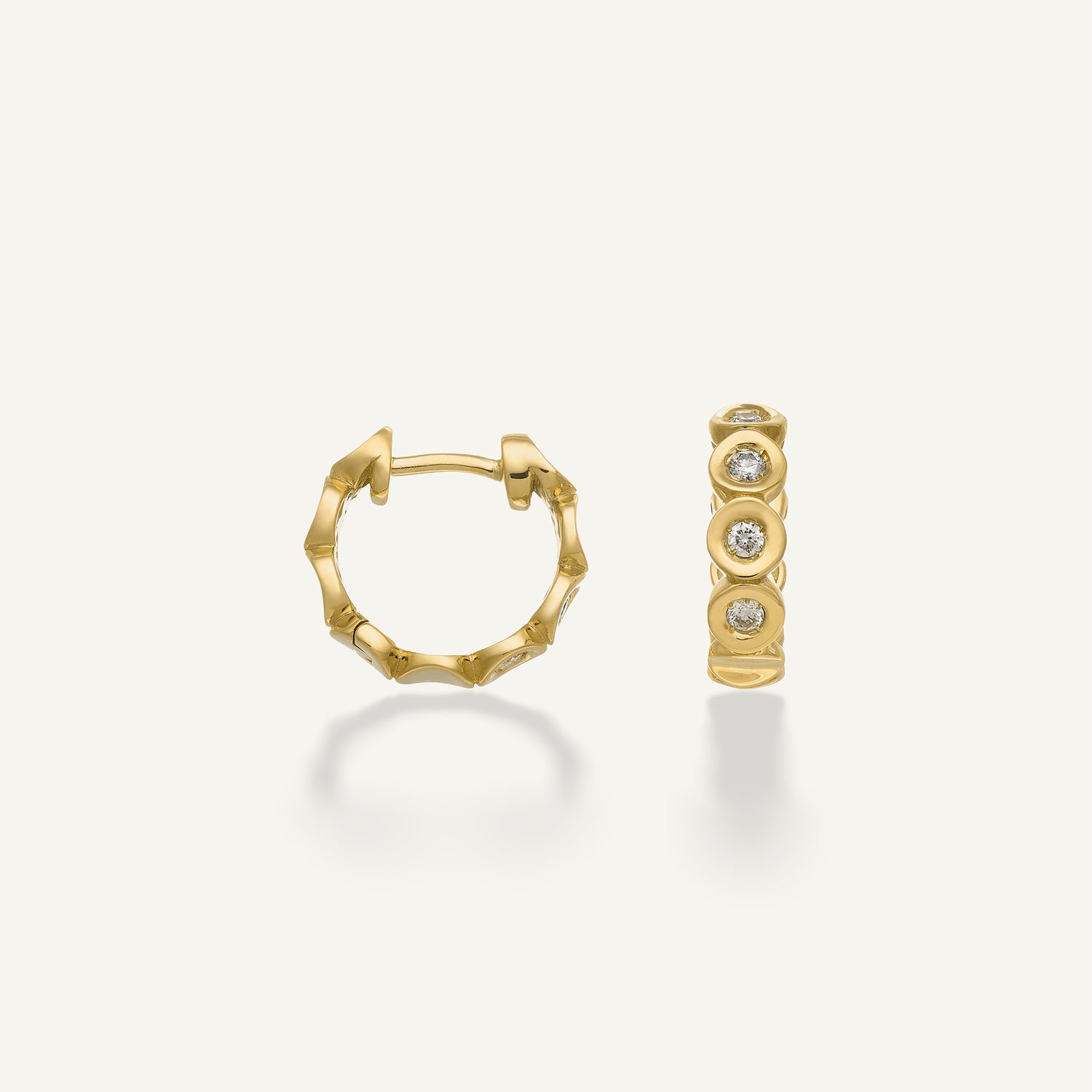 Orecchini in oro e diamanti