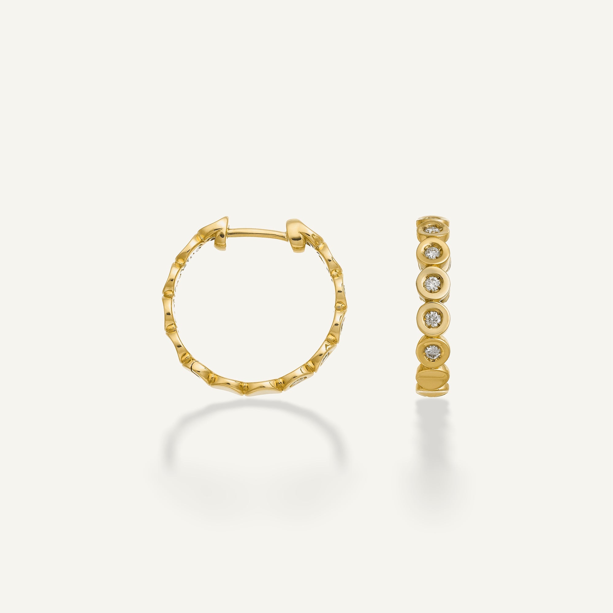 Orecchini in oro e diamanti